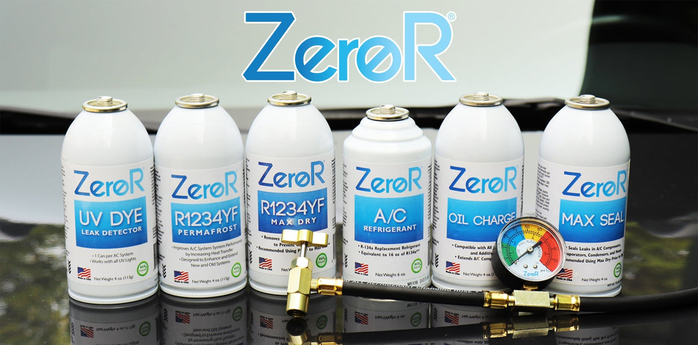 Instructions For Use of All ZeroR® AC Refrigerant Kits