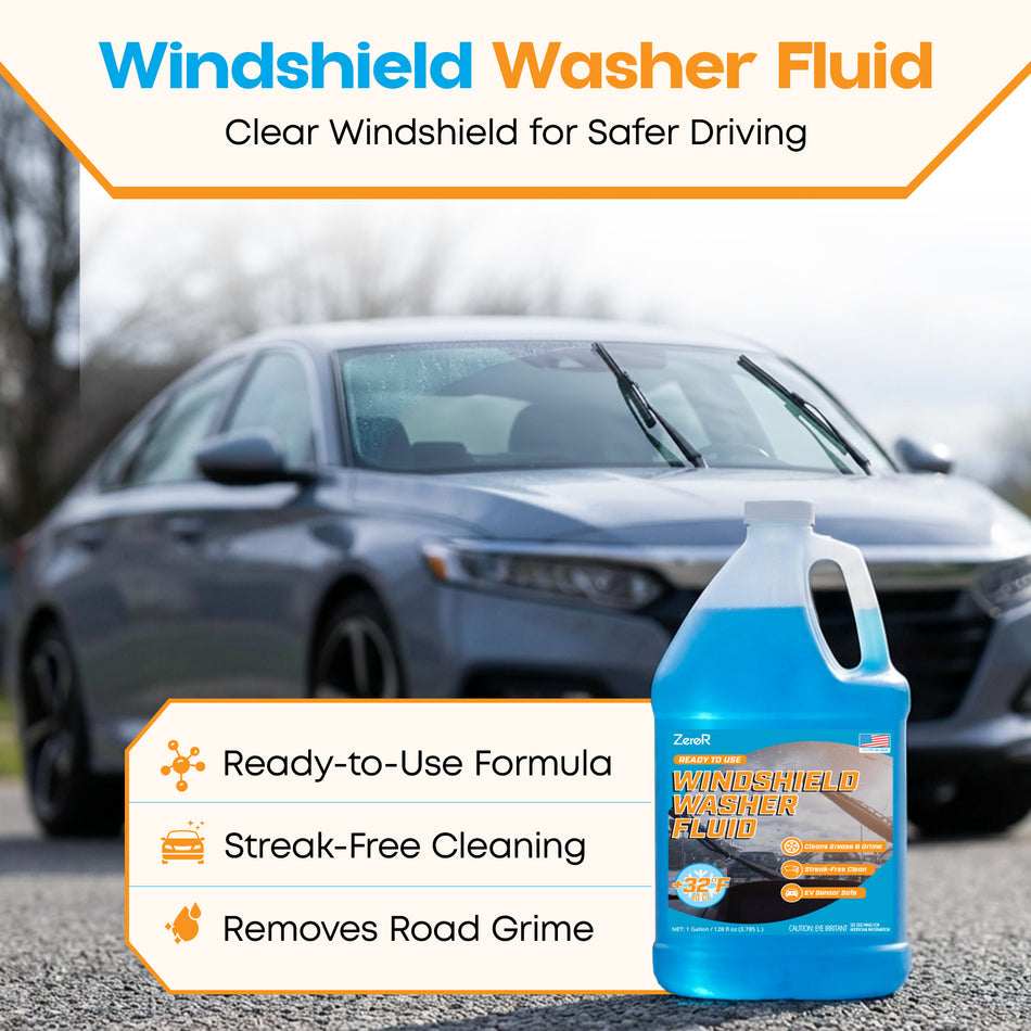 ZeroR Windshield Washer Fluid - 128 fl oz