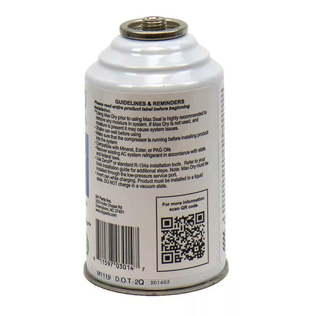 ZeroR® MAX DRY R134a & R12 AC Drying Agent - Prevent Rust & Corrosion - 1 Can image 2