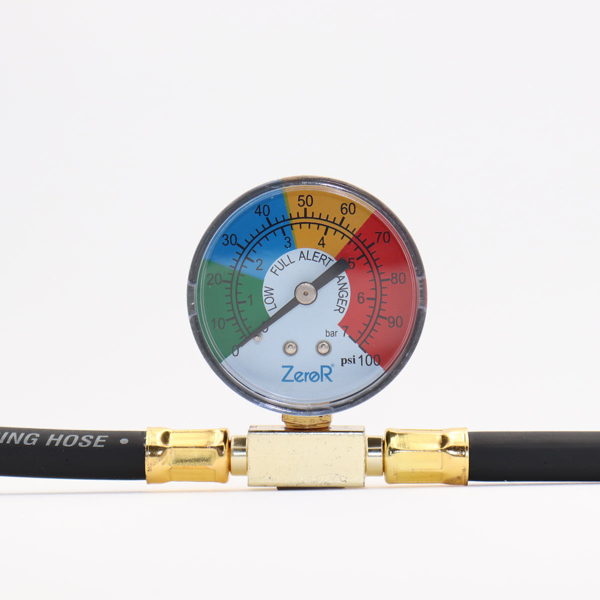 ZeroR® R1234YF Top Off Kit | Genuine 8oz R1234YF Refrigerant (3 Cans) & 24" HD Brass Can Tap image 1