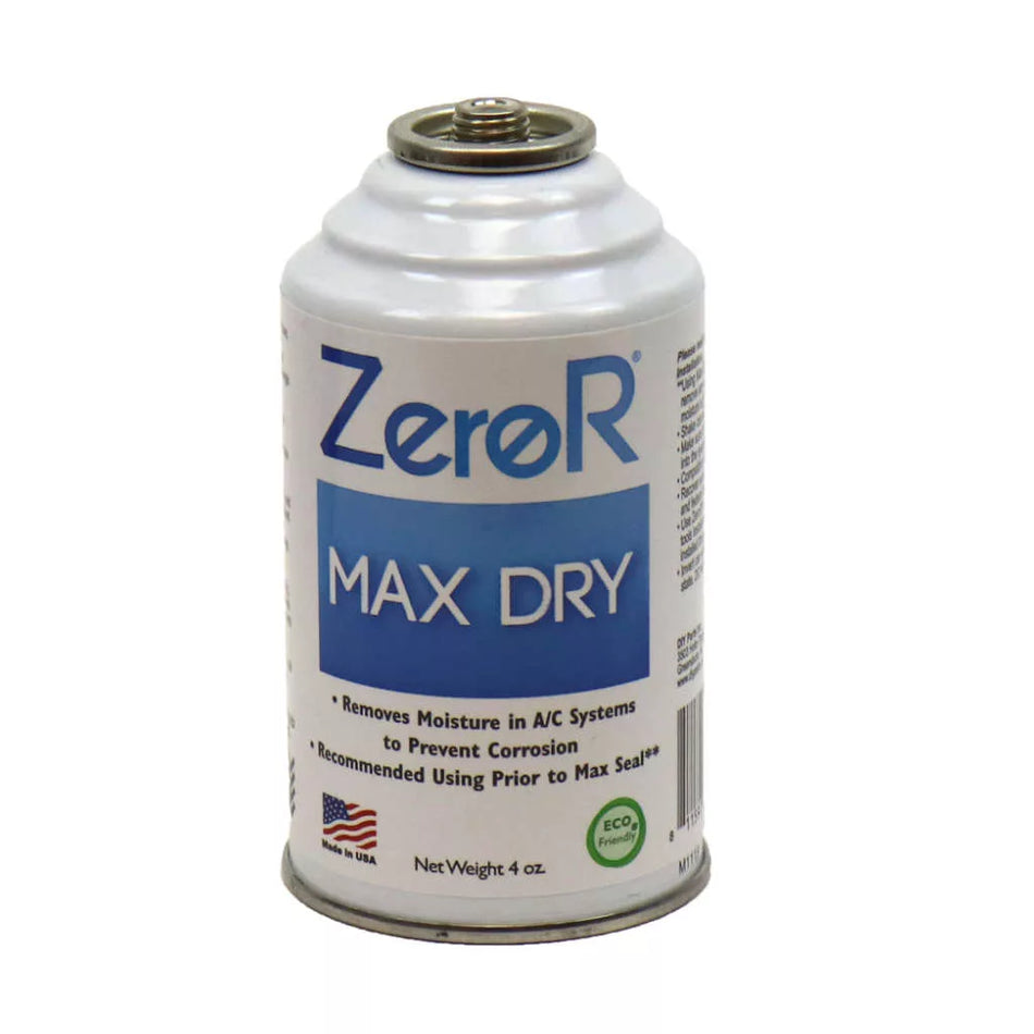 ZeroR® MAX DRY R134a & R12 AC Drying Agent - Prevent Rust & Corrosion - 1 Can image 0