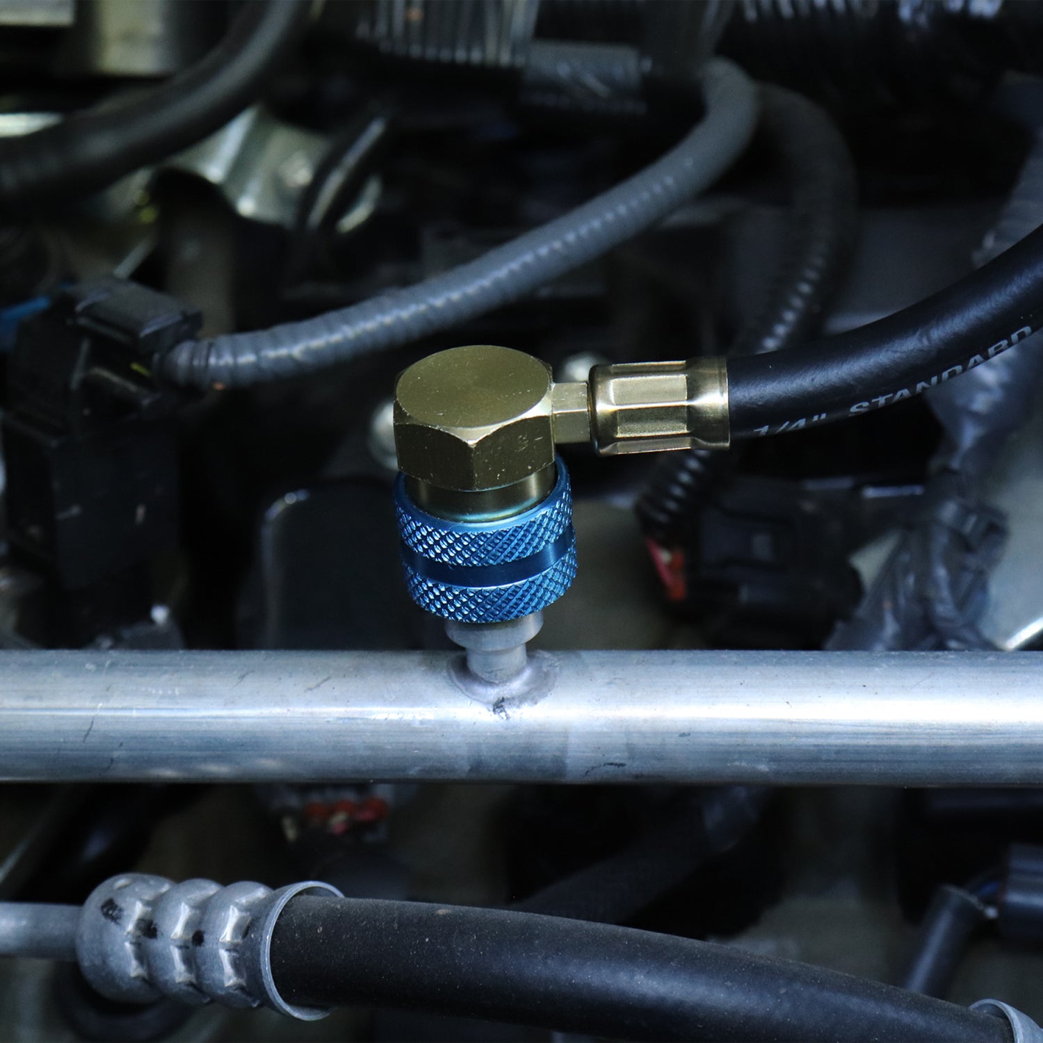 TUBE(パーカ) ZeroR® R134a Can to R1234YF Port HD Brass Can Tap with Gauge – DIY