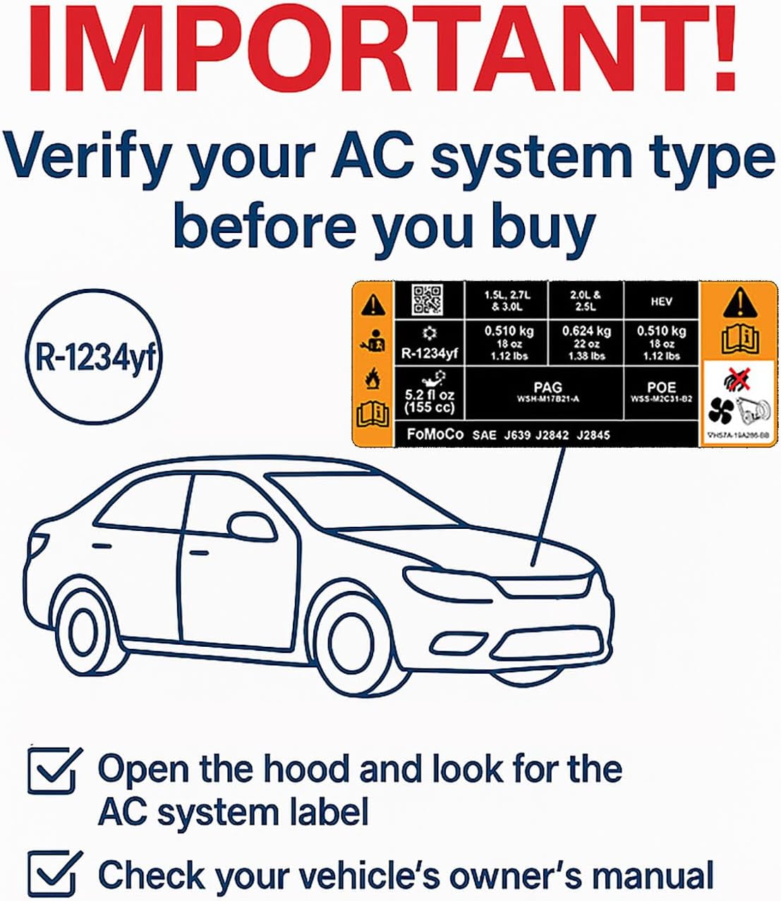 ZeroR Repair Kit for R1234YF Refrigerant AC Systems | Max Seal