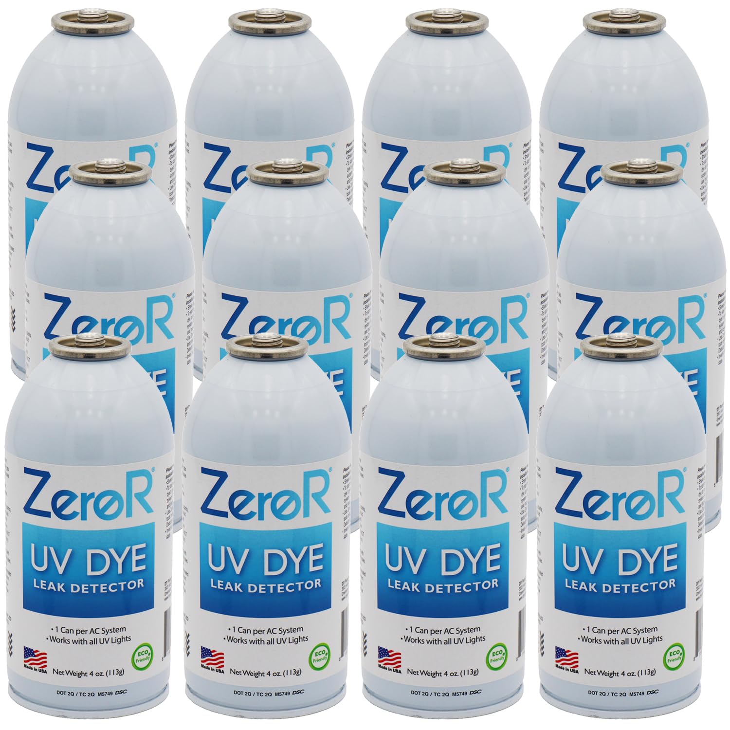 ZeroR® AC UV Dye Leak Detector for R134a R12 R22 – DIY Parts, Inc