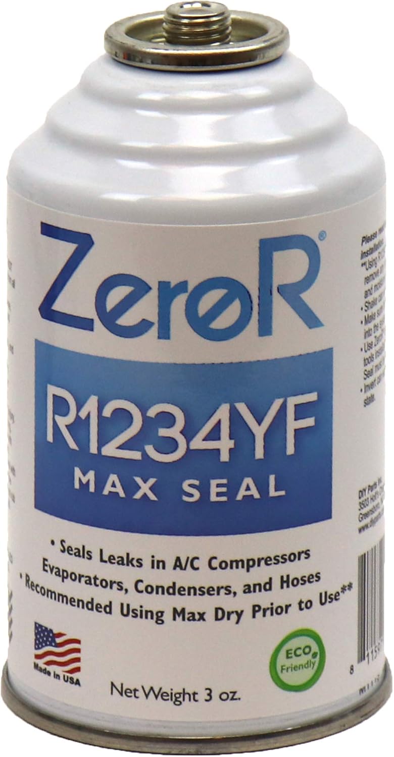 ZeroR Repair Kit for R1234YF Refrigerant AC Systems | Max Seal, Max Dry & Oil Charge