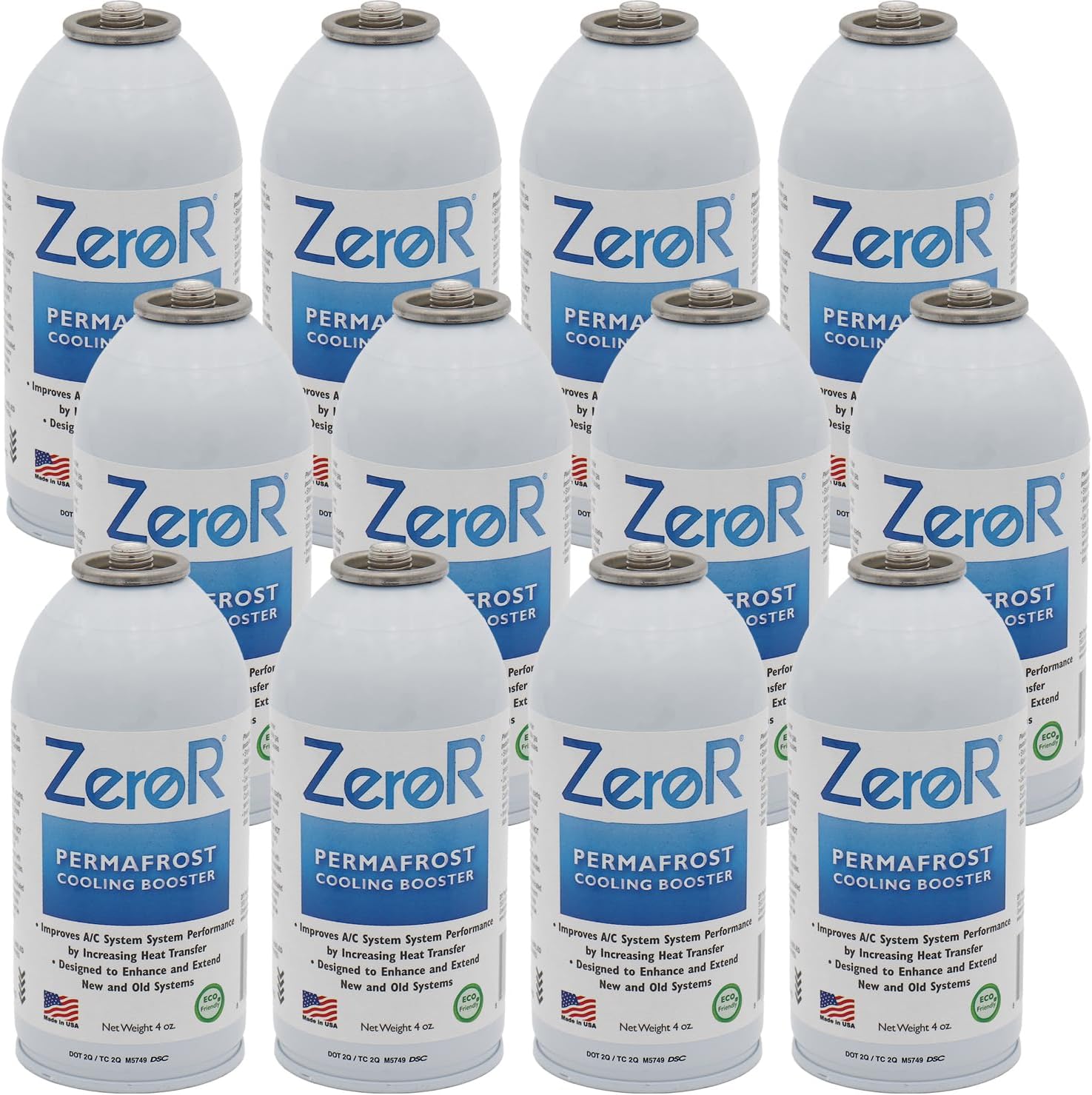 ZeroR® PERMAFROST AC Performance Booster for R134a & R12 Systems