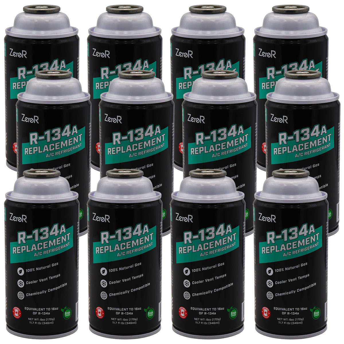 ZeroR® AC Refrigerant - R134a Replacement – DIY Parts, Inc