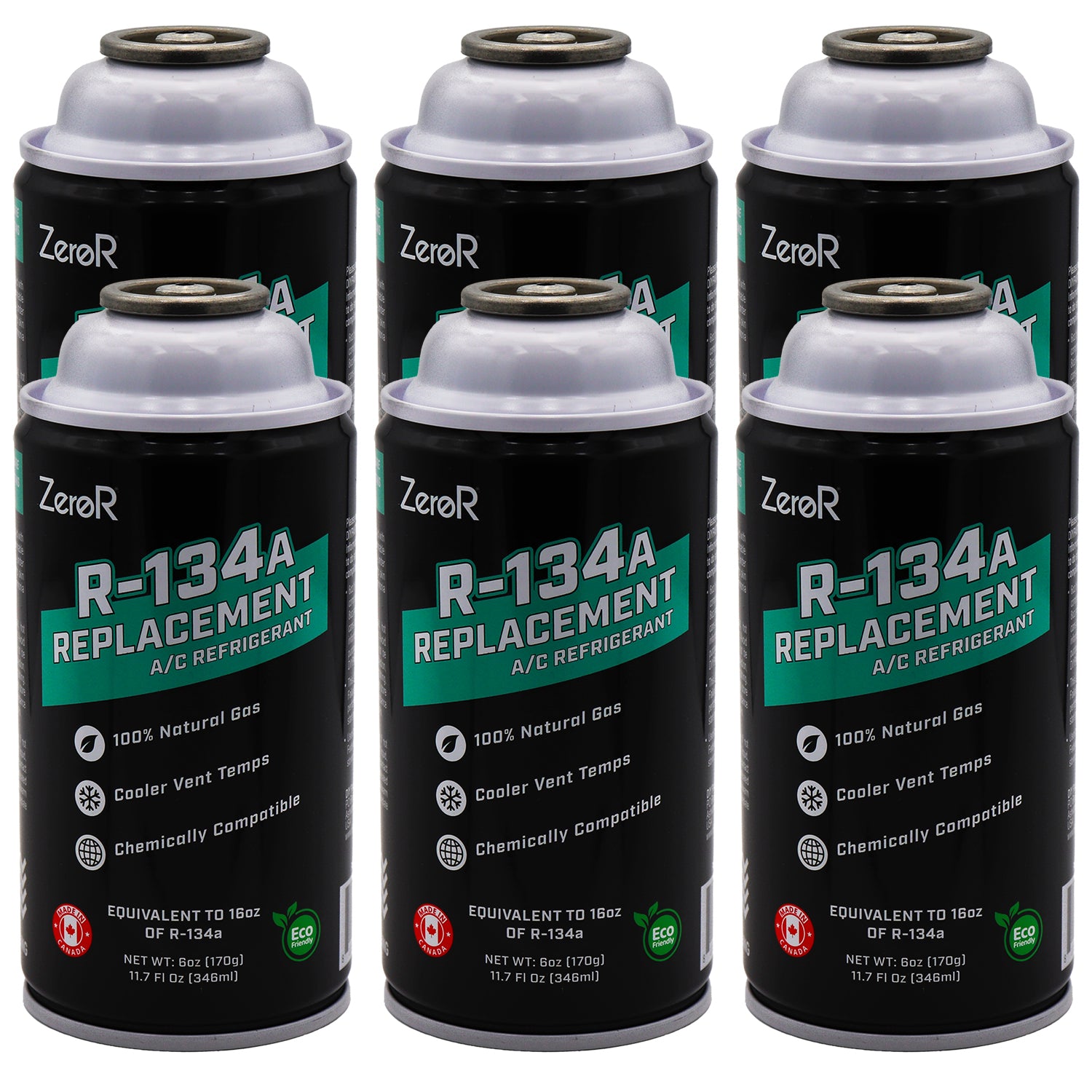 亜朗 ZeroR® AC Refrigerant - R134a Replacement – DIY Parts, Inc
