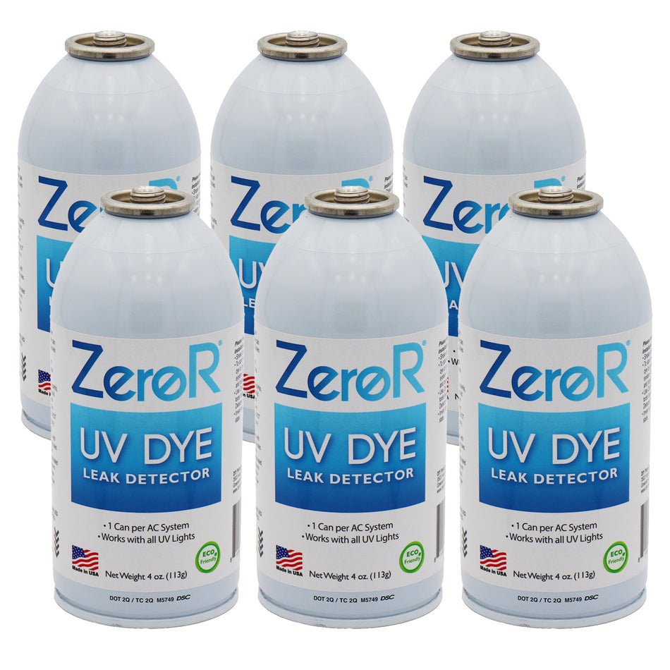 ZeroR® AC UV Dye Leak Detector for R134a R12 R22